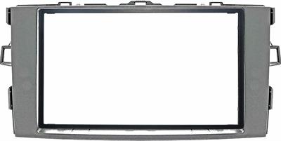 Masch. autoradio 2 DIN Cornice Cina TOYOTA Auris 2007-> SILVER