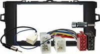KIT Masch. radio 2 DIN+acc Cornice Cina TOYOTA Auris '07-> Nero