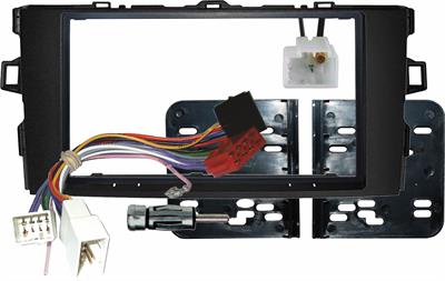 Kit Mont.radio+access. 2 DIN CHINA TOYOTA Auris 2006--> NERO