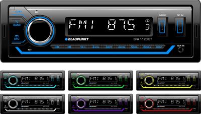 Autoradio mechless 1 din con Bluetooth ed RDS USB 4x50 watt