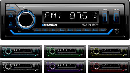 Autoradio mechless 1 din con Bluetooth ed RDS USB 4x50 watt DAB