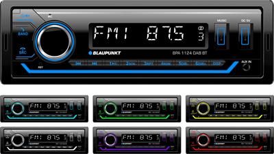 Autoradio mechless 1 din con Bluetooth ed RDS USB 4x50 watt DAB