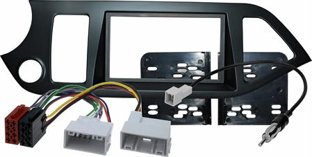Kit mont. radio 2 DIN+acc Euro KIA Picanto dal 2012-> Start&Stop
