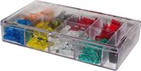 Fusibile a Lama Std assortimento 80 pezzi in box trasparente