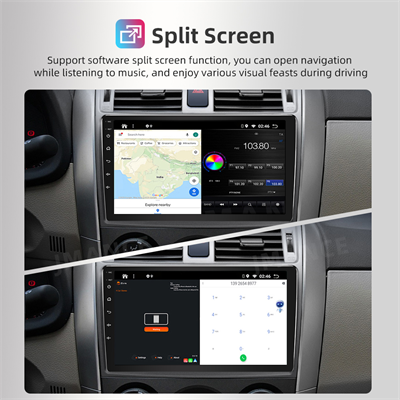 Autoradio 2 DIN 7 pollici Android Quad Core 2+32 GB Carplay