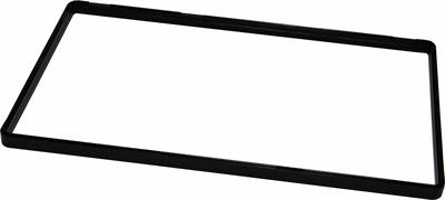 Cornice prolunga 6,5 mm per Kit 9 pollici universale 2 DIN